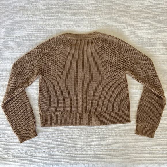 Velvet by Graham & Spencer Shayla Wool Tan Cardigan XS - Picture 12 of 14